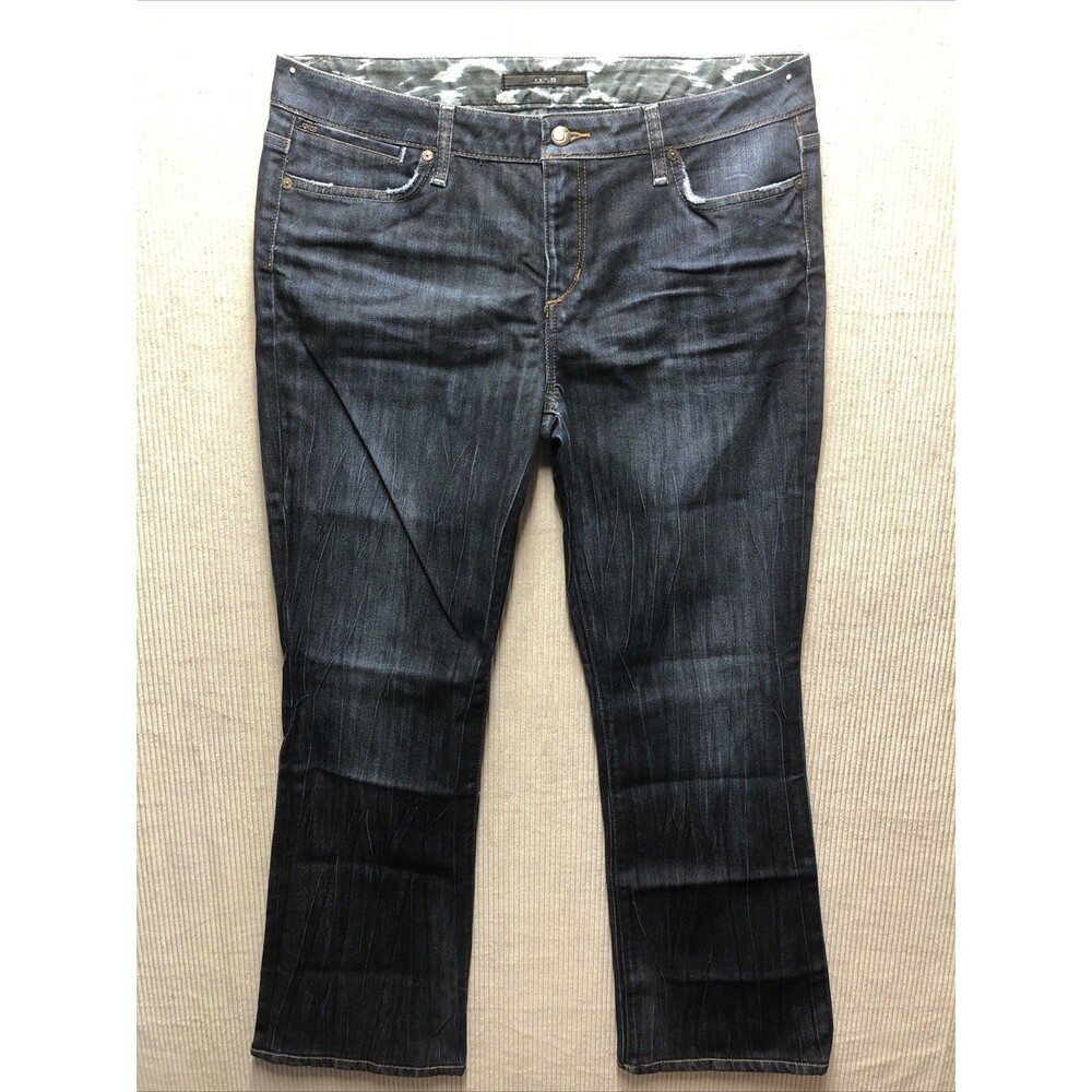 Joe’s Jeans W32 L29 Dark Wash Distressed Denim Straight Leg Premium Jeans